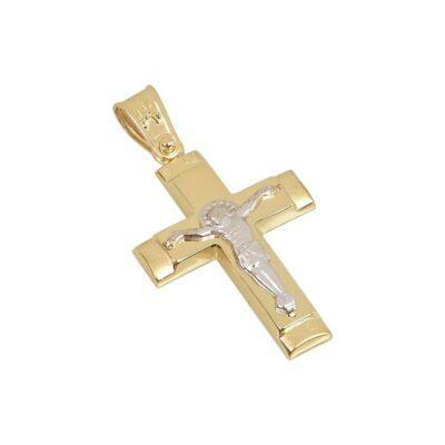 Χρυσός σταυρός Κ14 Τ155