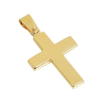 Χρυσός σταυρός Κ14-Κ9 Τ110