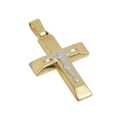 Χρυσός σταυρός Κ14-Κ9 Τ128